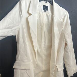 Luxe White Blazer by Love tree